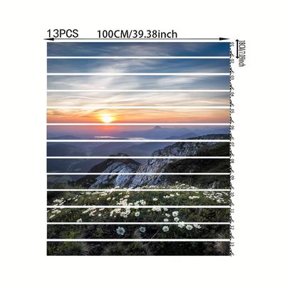 "TEMU Decals - 13 , Install , Pvc , 39.37"lx7.08"w" Image