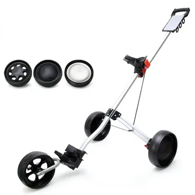 PGM G olf Dreirädriger Golfwagen Vierrädrige Golftasche Faltbarer Gol f Cart Trolley