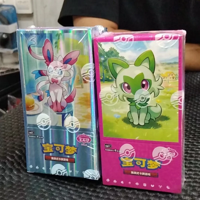 Heiße 100 % Originalkarten Gem Pack Vol.1 Vol.2 Chinesisches Tcg Eevee Album Scarlet And Violet Trading Ptcg Bag Box Card Geburtstagsgeschenk Image