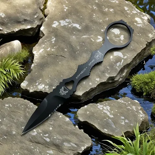 SOCP 440C Material Portable Multi-purpose Outdoor Straight Knife +K Sheath, Jungle Survival EDC Knife