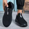 Turnschuhe Männer Schuhe Müßiggänger Mesh Atmungsaktive Neue Casual Schuhe Licht Im Freien Zu Fuß Tenis Schuhe Zapatillas Hombre Schwarz Größe 39-45