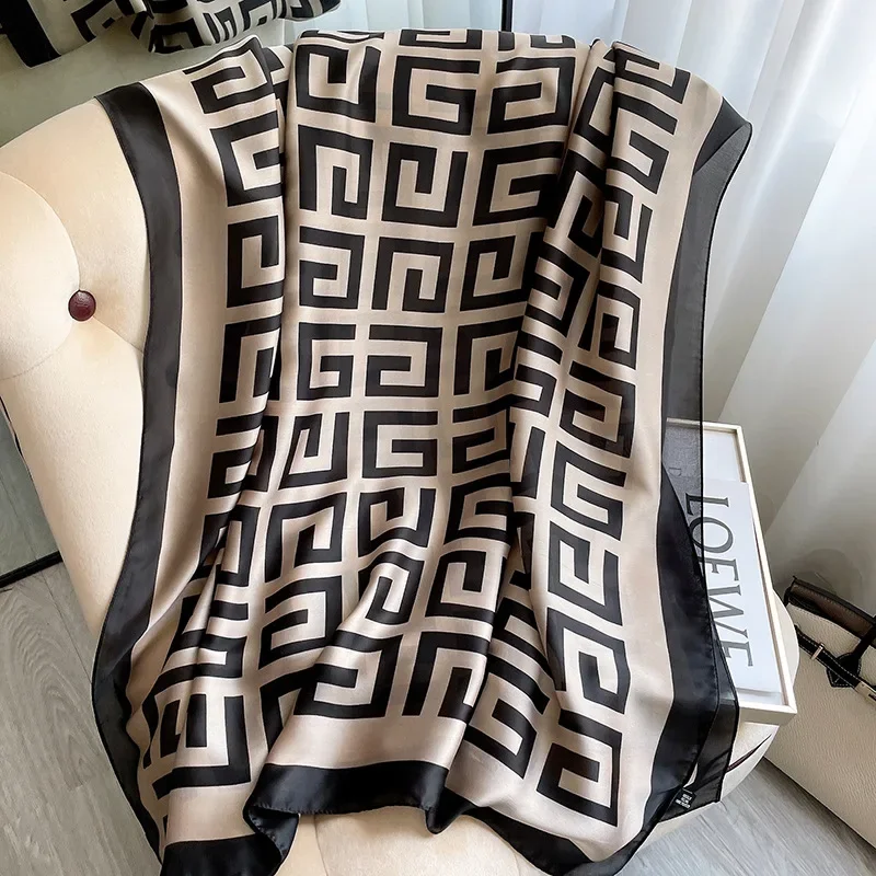 Neue elegante Frau Schal Chiffon Schal Frau roten Schal Schals für Damen XWJ16 Image