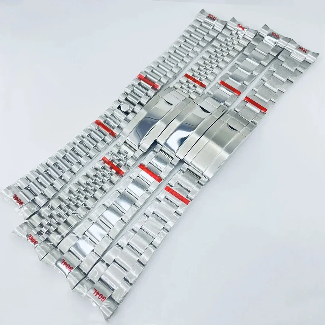 Uhrenarmbänder für Rolex SUBMARINER DAYTONA Yacht-Master GMT Uhrenarmband mit Glidelock-Verschluss, Edelstahlarmband, 20 mm, 21 mm Image