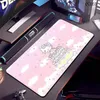 Hello Kitty Kawaii Rosa Mauspad XXL Große Computer-Schreibtischunterlage Cartoon Niedliches
