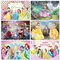 Mädchen Geburtstag Party Disney Prinzessin Thema Hintergrund Baby Dusche Dekoration Banner Kinder Foto Hintergrund Party Supplies