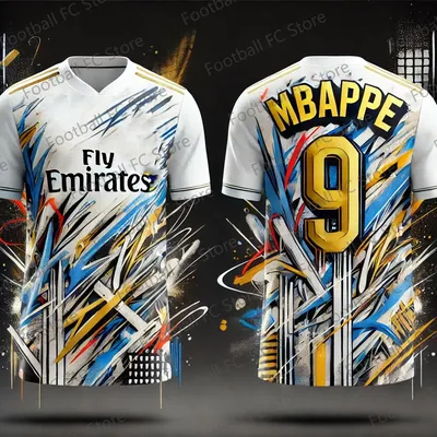 25/26 France Summer Tee Jersey CHATGPT Intelligent Design Edition Jersey Special Mbappé 9 Soccer Jersey For Kids/Adult Tee