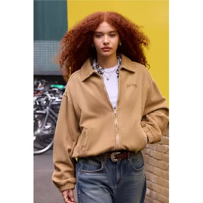 BDG Shrunken Corduroy Harrington Jacket XL at Urban Outfitters