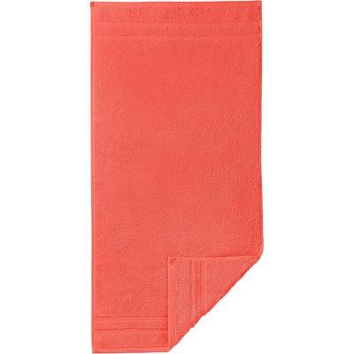 Handtuch EGERIA "Micro Touch", orange, B:50cm L:100cm, Walkfrottee, Obermaterial: 100% Baumwolle, Handtücher (Packung), Streifenbordüre, extrem saugfähig & flauschig, 100% Baumwolle Image