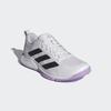 Hallenschuh ADIDAS PERFORMANCE "COURT TEAM BOUNCE 2.0", Gr. 41, cloud weiß, core schwarz, powder plum, Synthetik, Textil, sportlich, Schuhe, besonders geeignet für Handball