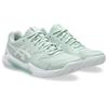 Tennisschuh ASICS "GEL-DEDICATE 8 CLAY", Gr. 37,5, lichen rock, weiß, Synthetik, sportlich, Schuhe, Sandplatzschuhe für Ascheplätze