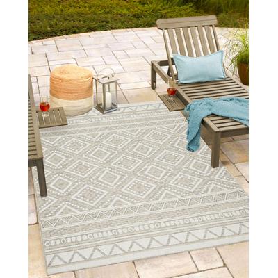 Teppich THE CARPET "Calgary", beige, B:67cm H:1mm L:180cm, Polypropylen, Teppiche, moderner robuster In und Outdoor Teppich Image