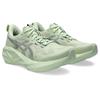 Laufschuh ASICS "NOVABLAST 5", Gr. 41,5, whisper grün, monument blau, Textil, sportlich, Schuhe