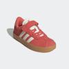 Sneaker ADIDAS SPORTSWEAR "VL COURT 3.0", Gr. 31, rot (preloved scarlet, core weiß, bright rot), Leder, Synthetik, sportlich, Schuhe, inspiriert vom Design des adidas samba