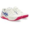 Tennisschuh ASICS "GEL-DEDICATE 8 CLAY", Gr. 42,5, cream, schwarz cobalt, Synthetik, sportlich, Schuhe, Sandplatzschuhe für Ascheplätze