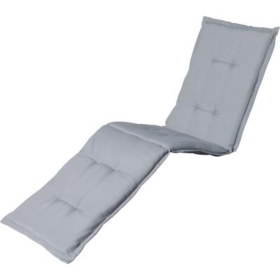 Sitzauflage BEST, grau (hellgrau), B:190cm H:7cm T:60cm, Polyester, Baumwolle, Polsterauflagen, für Stühle mit hoher Rückenlehne Image