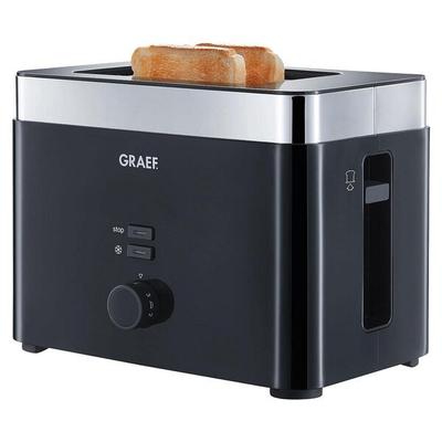 Graef Toaster »TO62« schwarz, 18x19.3x27 cm