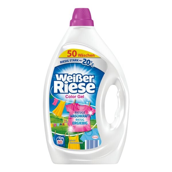 Weißer Riese Farbwaschmittel »Weißer Riese Color Gel« 50 WL weiß