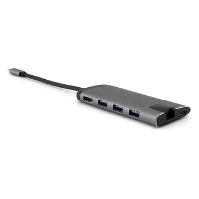 Verbatim USB-C Multiport Adapter (USB 3.1 / USB 3.0 / HDMI / Ethernet / SD-MicroSD) Image