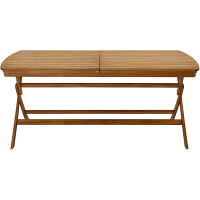 Ausziehbarer Gartentisch mit integrierter Verlängerung aus Massivholz B180-240 cm canopee Image