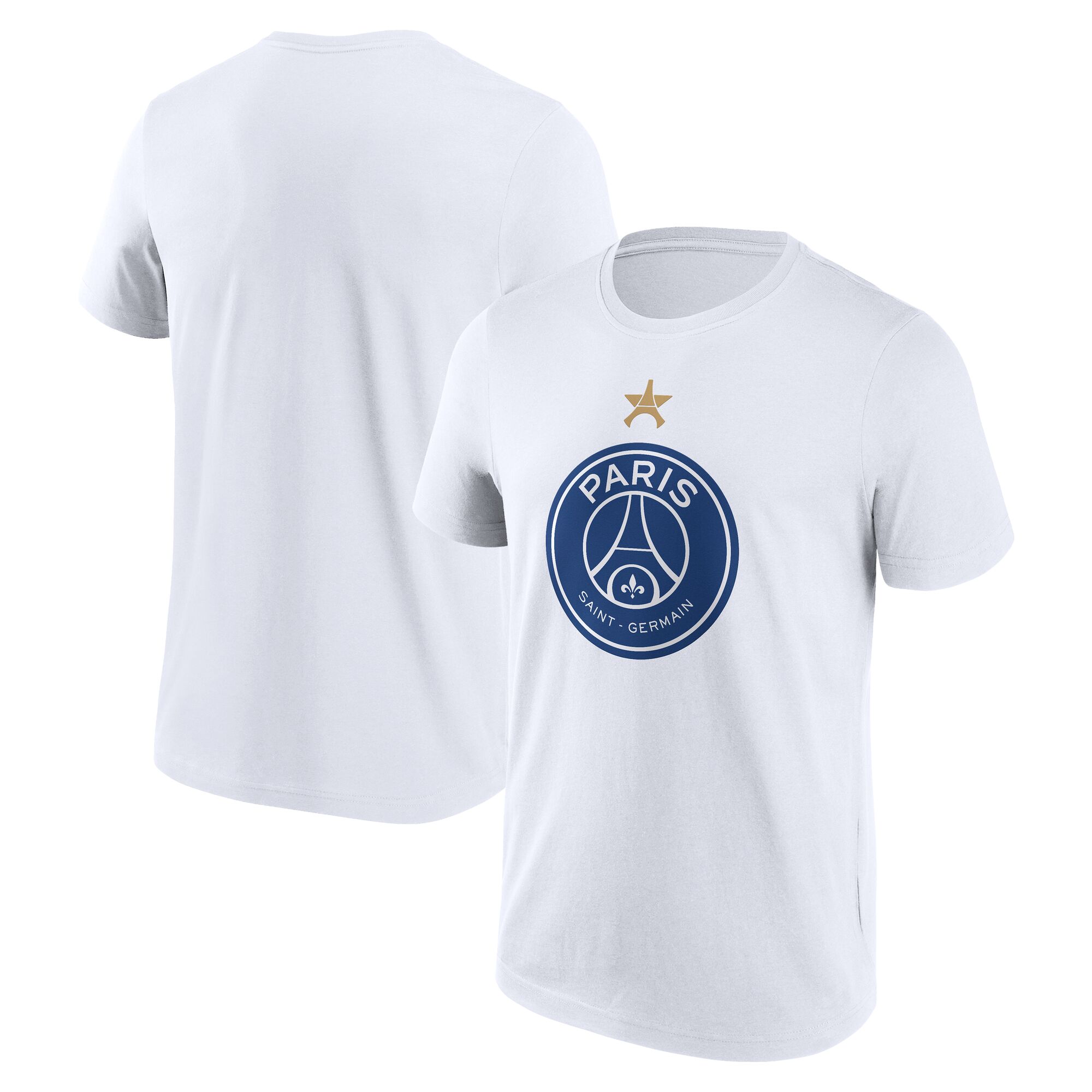 PSG Europameister Eiffelstern Grafik T-Shirt - Weiß Image