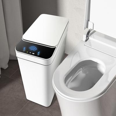 TEMU Sensor Rubbish Bin, 12 L, Automatic Rubbish Bin With Smart Sensor, Kitchen Waste Bin, Touchless Bathroom/office, Abs Plastic Bin With Lid, No Noise, Waterproof, Intelligent Bin Image