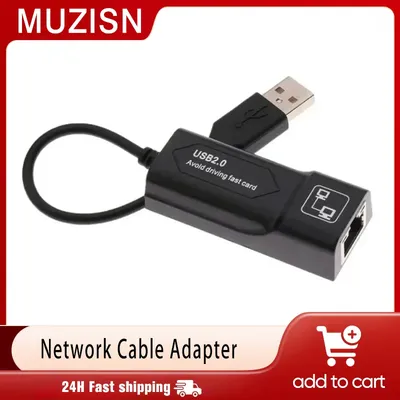 USB zu RJ45 Netzwerkkabel Adapter 100M Adapterkabel Kabelgebundene Netzwerkkarte Externes Laufwerk Kostenlose Netzwerkkarte für Computer-Notebooks Image