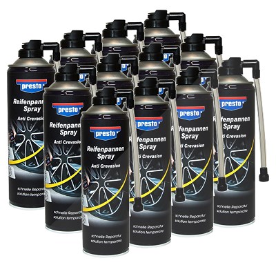Presto 12x 500ml Reifenpannenspray [Hersteller-Nr. 383298] Image
