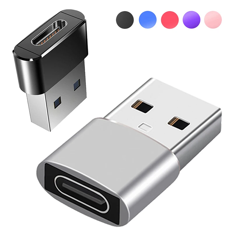USB-Adapter OTG-Stecker auf Typ-C-Buchse, Adapter, Konverter, Typ-C-Kabel-Adapter für Xiaomi Nexus 5 x 6p Oneplus 3 USB-C-Datenladegerät Image