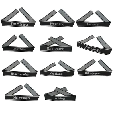 German Military Soldier Armband Elite Division Sleeve Banner Team Imperial Viking Sleeve Badge Ribbon Halloween Assessories Image