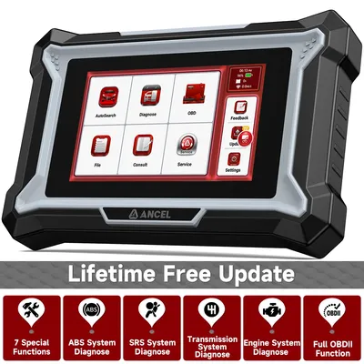 ANCEL DS100 OBD2 Scanner Car Code Reader ABS SRS Transmission Engine Oil Reset OBD 2 Diagnostic Scan