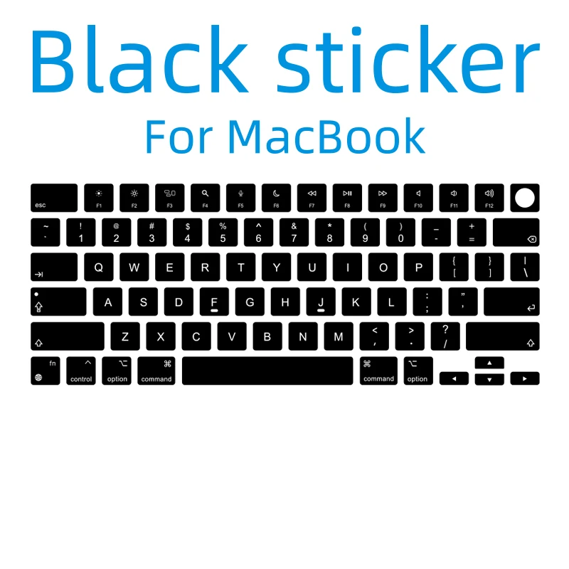 Geeignet für (US-Version) Computer-Laptop-Tastaturaufkleber, Kompatibel mit 13-16 Zoll MacBook Air/Pro Verschleißfeste Laptop-Zubehörteile