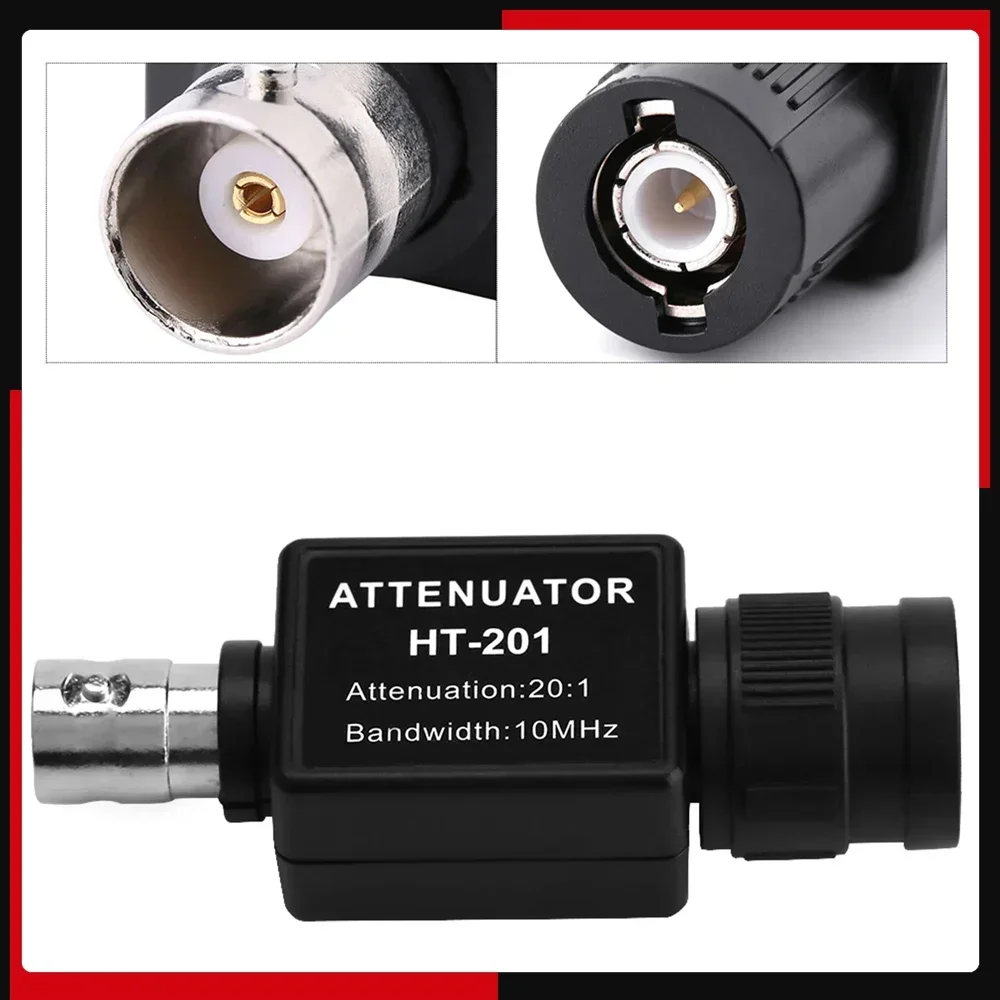 HT201 Dämpfung 20:1 10 MHz Bandbreite Passiver Dämpfer für Oszilloskop Osciloscopio Zubehör Dämpfung Image