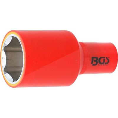 Bgs VDE-Steckschlüssel-Einsatz Sechskant - Vierkant 1/2 - SW 32 mm [Hersteller-Nr. 72082] Image