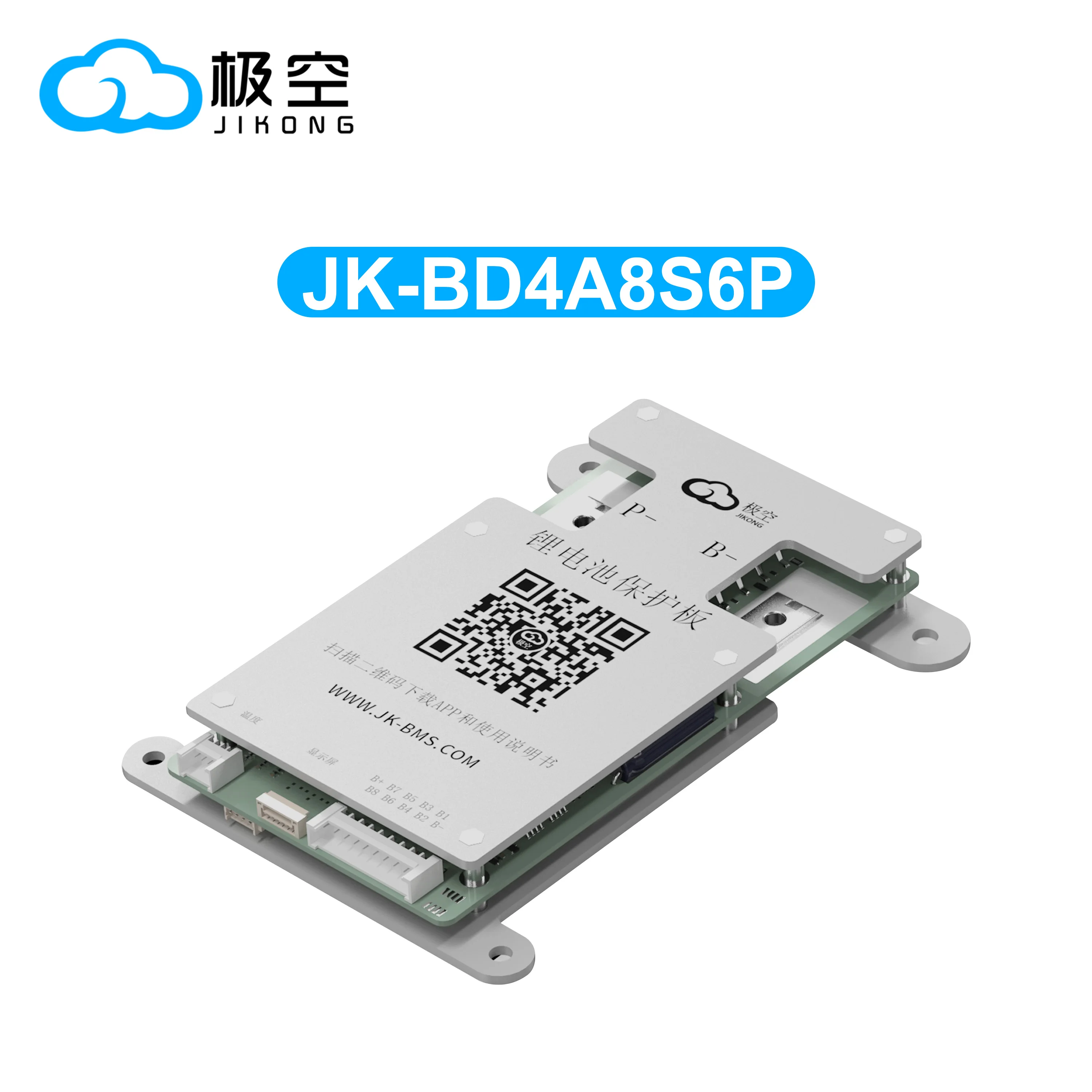JIKONG BMS 4S 5S 6S 7S 8S Lifepo4 BMS 12V 24V MIT 0,4A Aktive BMS 40A 60A Lifepo4 Li-Ion Lto Batterie Smart BMS Image