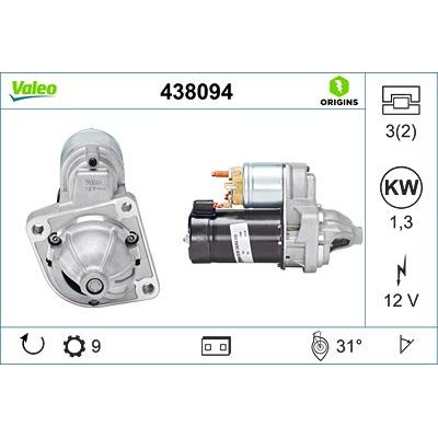 Valeo Starter [Hersteller-Nr. 438094] für BMW Image