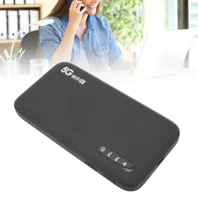 5G Mobile Hotspot SIM Card Slot Portable WiFi Hotspot 6100mAh Battery 1T4R 5G Antenna for Phones Laptops Tablets for Home
