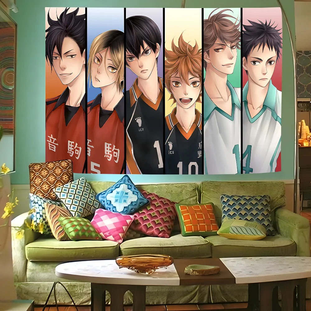 Anime Haikyuu Alles Gute zum Geburtstag Hintergrund Dekorationen Hintergrund für Zuhause Indoor Outdoor Geburtstag Party Dekor Supplie Image