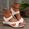 Schuhe Sandalen Frauen Mode Keil Damen Schuhe Strand frauen Sandalen Plus Größe Retro Weibliche