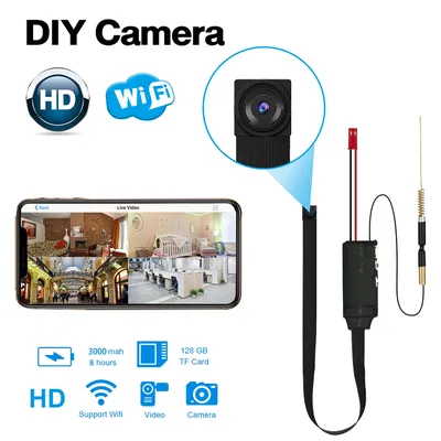 Drahtlose Wifi DIY Modul Kamera Tragbare Video Recorder Bewegungserkennung Home Security Kamera Überwachung Baby Nanny Kamera