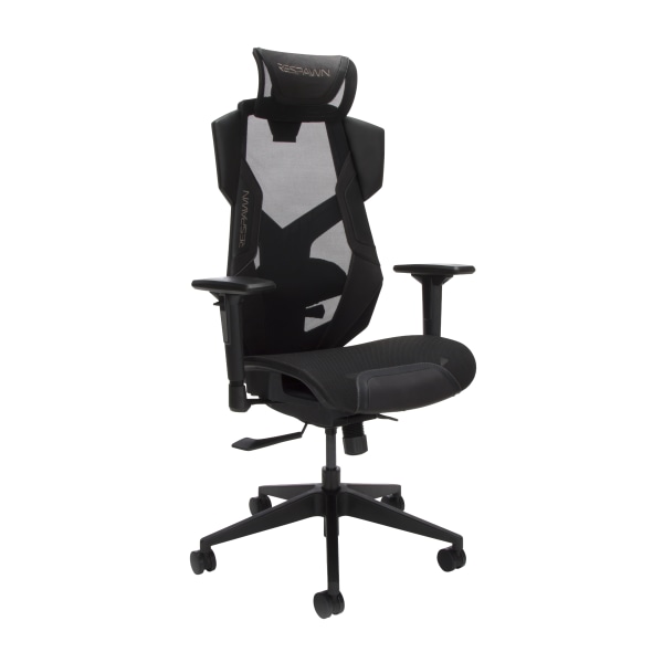 RESPAWN FLEXX Mesh Gaming Chair With Lumbar Support, Black, RPN00015
