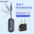 Trasmettitore ricevitore audio Bluetooth 5.4 Jack AUX da 3,5 mm Dongle USB per aereo Adattatore wireless per TV PC Cuffie Kit per auto Altoparlante