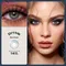 Mislens 1 paire de lentilles de contact colorées 12 mois 42% lentilles de contact bleues de mode