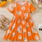 Robe fille, vêtements enfant, tenue décontractée d