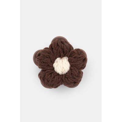 Crochet Flower Hair Clip