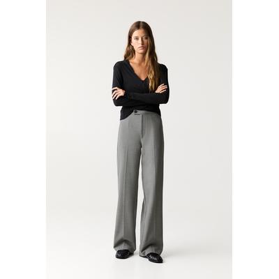 High-Waist Smart Trousers