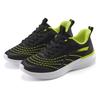 Sneaker LASCANA "Halbschuh, Schnürschuh, Freizeitschuh", Damen, Gr. 39, schwarz (schwarz, lime), Obermaterial: 100% Textilmaterial. Futter: 100% Textilmaterial. Decksohle: 100% Textilmaterial. Laufsohle: 100% Synthetik, mehrfarbig, kontrastfarbene...