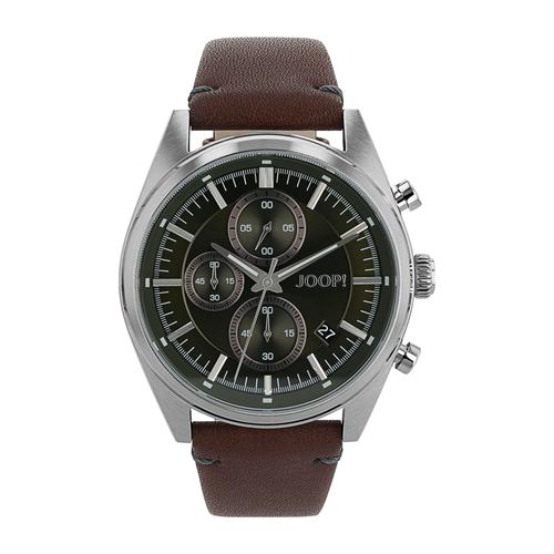 Chronograph JOOP, braun, Armbanduhren, Herren, Quarzuhr, Armbanduhr, Herrenuhr, Lederarmband, analog, Tag