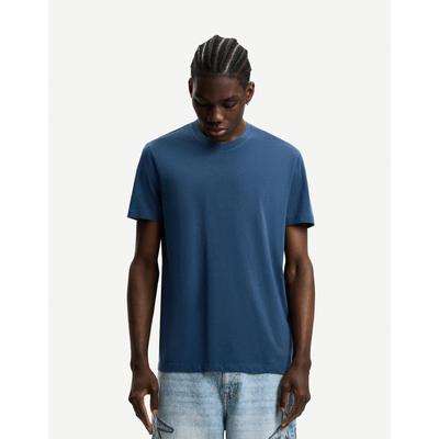 Bershka Regular Short Sleeve T-Shirt Men S Blue