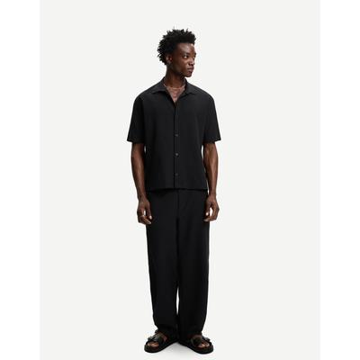 Bershka Pleated Baggy Jogger Trousers Men S Black