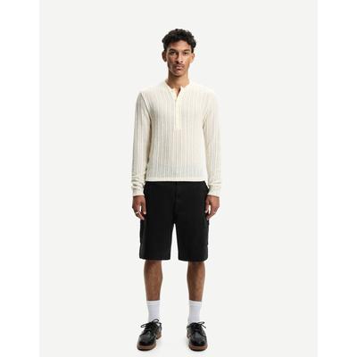 Bershka Cargo Bermuda Shorts Men 32 Black